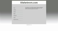 Desktop Screenshot of lillafarbrorn.com
